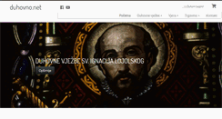 Desktop Screenshot of duhovno.net